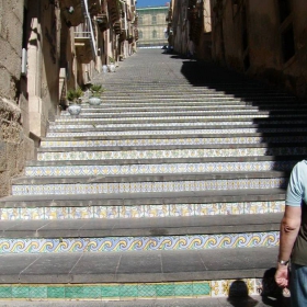 CERAMIC STAIRS -Sicily