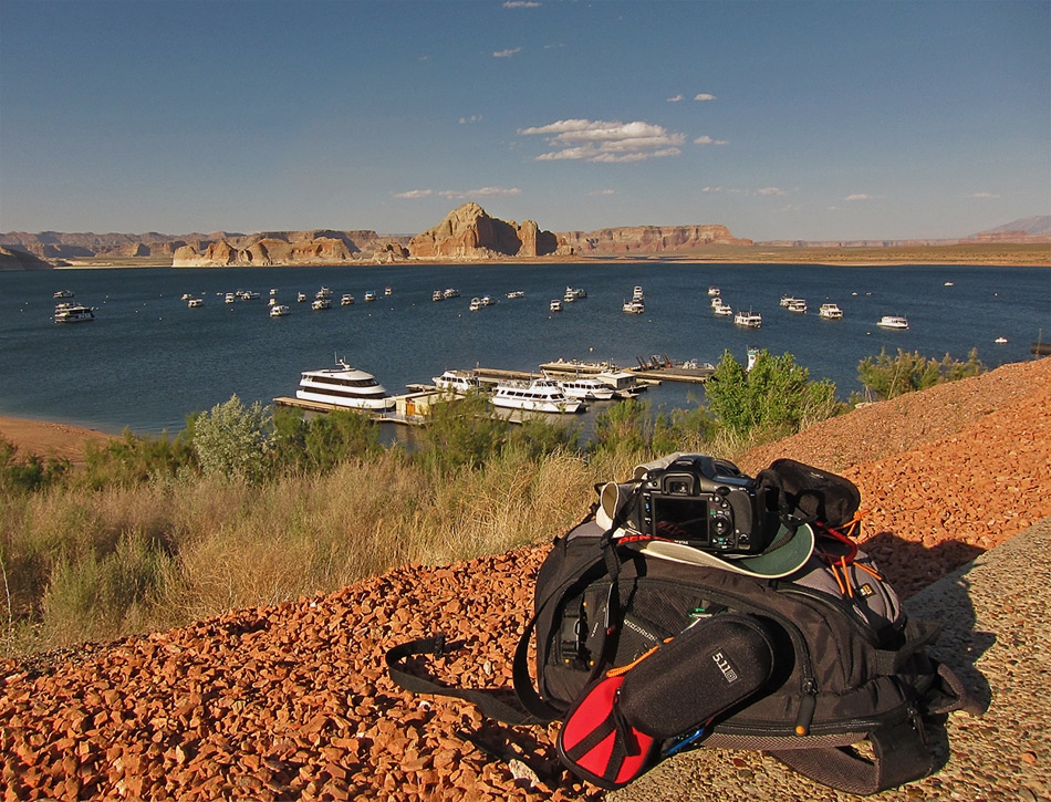 В очакване на залеза (Lake Powell, Arizona)