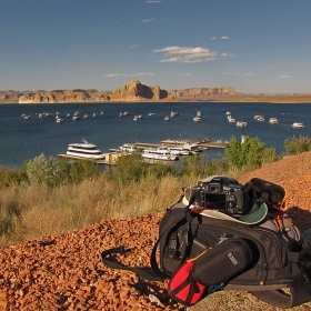 В очакване на залеза (Lake Powell, Arizona)