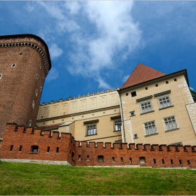 Krakow - Royal Castle on Wawel Hill - point of view