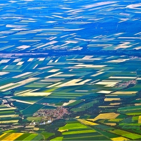 От самолета, преди Париж