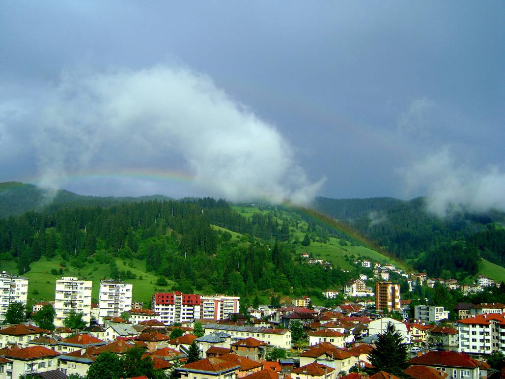 Чепеларе и дъгата.. :)
