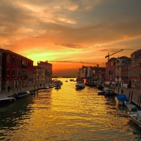 Venice in pastel light