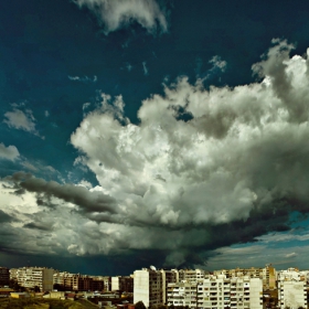  clouds over the city