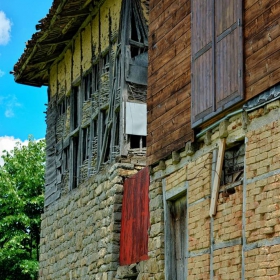 Старите къщи на с.Миндя
