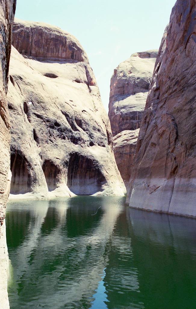 Sailing in a narrow canyon -USA