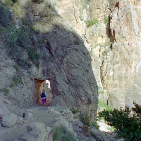 The door in the rock -going down to paradise