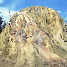 A GEYSER VENT - MAMMOTH PARK USA