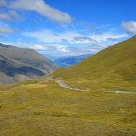 Crown range road-New Zealand