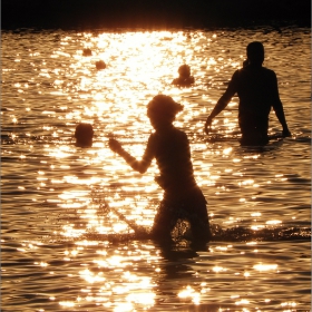 Sunset  happiness