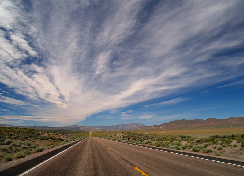 The Loneliest road, USA, Nevada