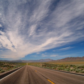 The Loneliest road, USA, Nevada
