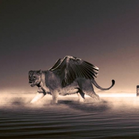 Flying Lion