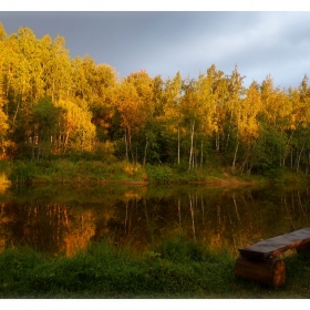 По залезно време