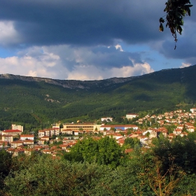 Поглед към гр. Белоградчик от крепостта