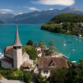 Spiez, Switzerland към кея