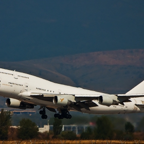 Boeing 747-400 (The king of skies) на летище София