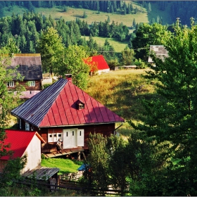 Листец, листец, зелен листец, дървено къще