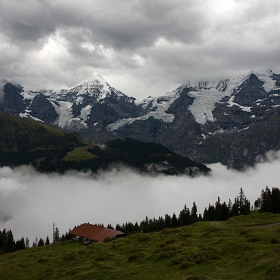 С влакче към Mueren, Switzerland