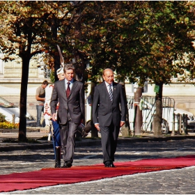 Президентът на Румъния Траян Бъсеску в София