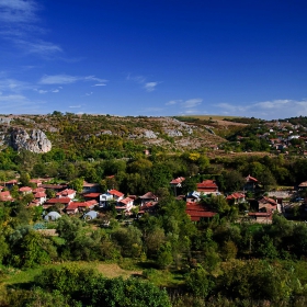 с.Червен,поглед от крепост Червен