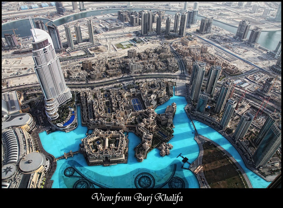 View from Burj Khalifa