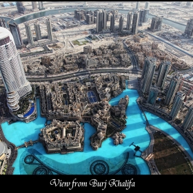 View from Burj Khalifa
