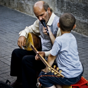 Blind Singer, Istanbul.