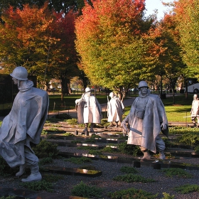 Вашингтон - Korean War Veterans Memorial