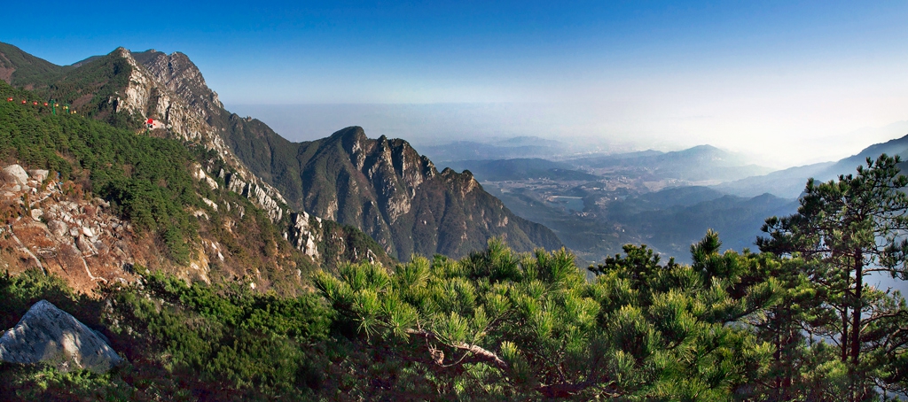 Изглед от Lushan, провинция Jiang Xi