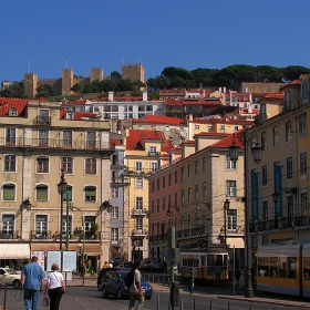 Лисабон - Поглед към Castelo Sao Jorge