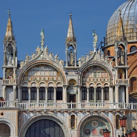Разходка из Венеция 5 - детайли от сгради на площад Сан Марко