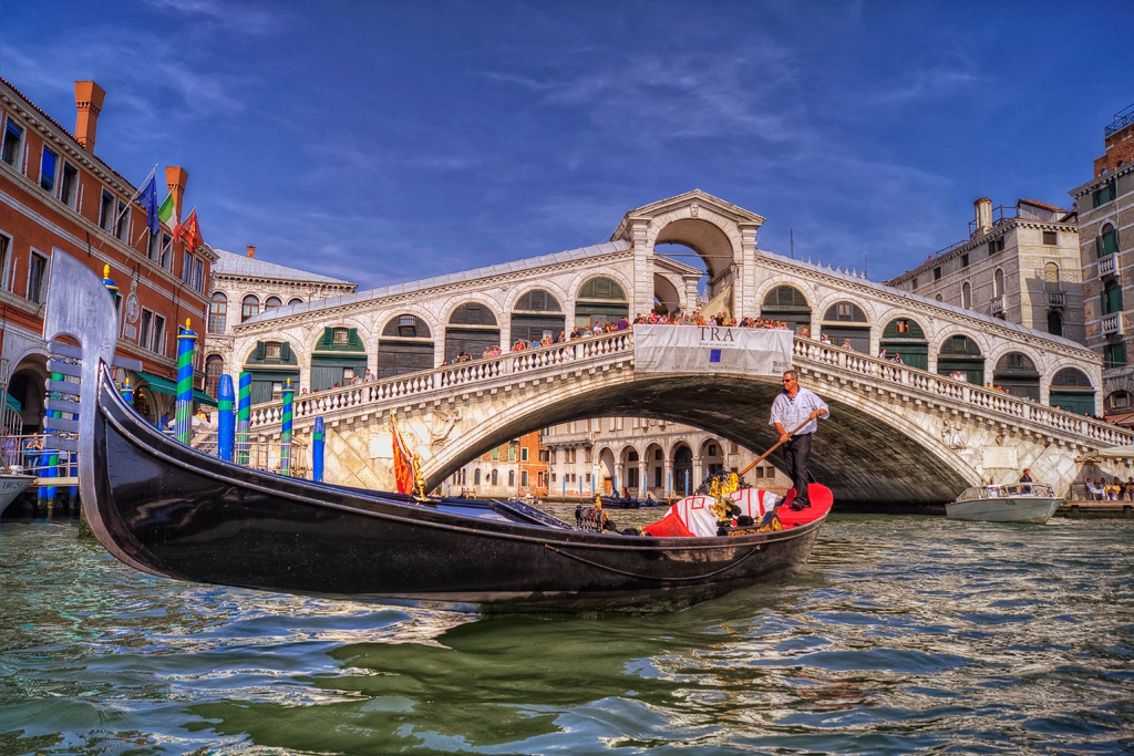 The Rialto Bridge-Venice