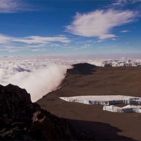 Обзорно: - Mt. KILIMANJARO - вр. Ухуро 5895м....... - AFRIKA ..... снимка № 17
