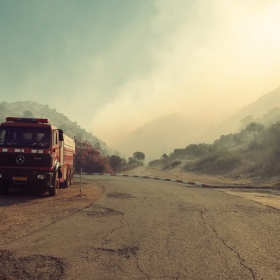 Mount Carmel forest fire