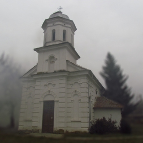 Църквата в село Скравена