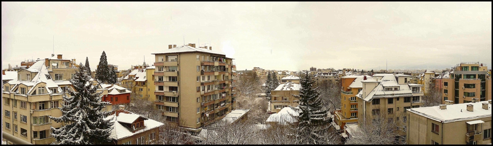 Първи опит за панорама от три снимки