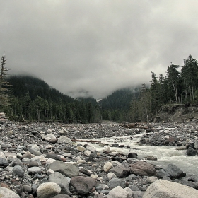 Ever-changing Glacial River - Nisqually River