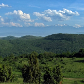 Поглед от Лозенската планина, та чак до Рила...