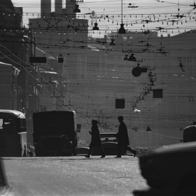 1970г Москва,площадь трёх вокзалов.