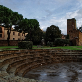 Tuscania Lazio след един проливен дъжд :)