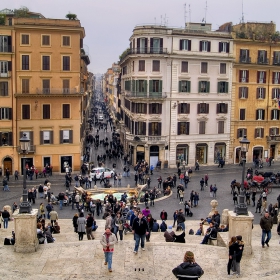 Рим в един неделен ден  (Piazza di Spagna)