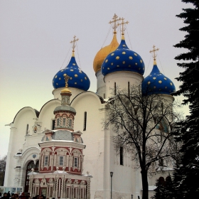Сергиев Посад - зимно, мразовито и доста ветровито!:)