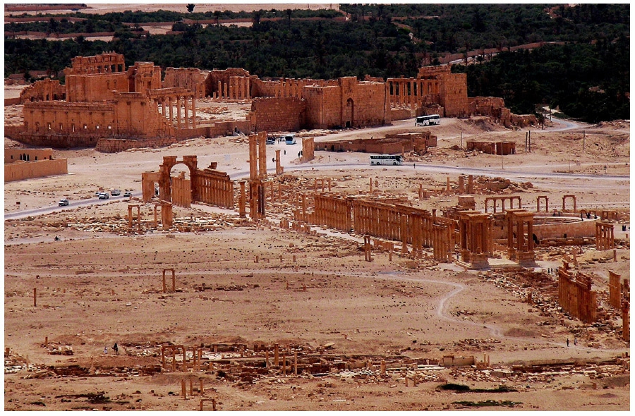 Палмира от високо