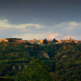 Italia.Borghetto. Вечер.