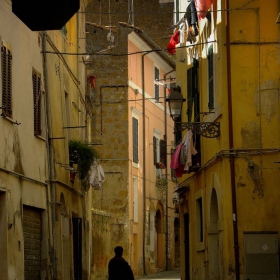 Italia.Civita Castellana.Улочка.