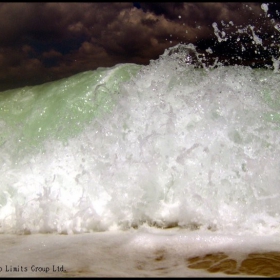 Tsunami in a glass of water