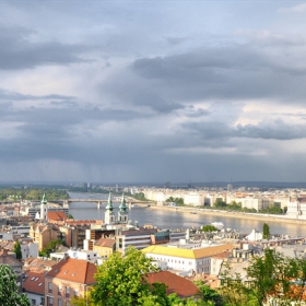 Budapest Sunset Panorama