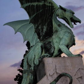  Statue of the Ljubljana's dragon