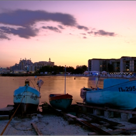 sunset in Pomorie 2